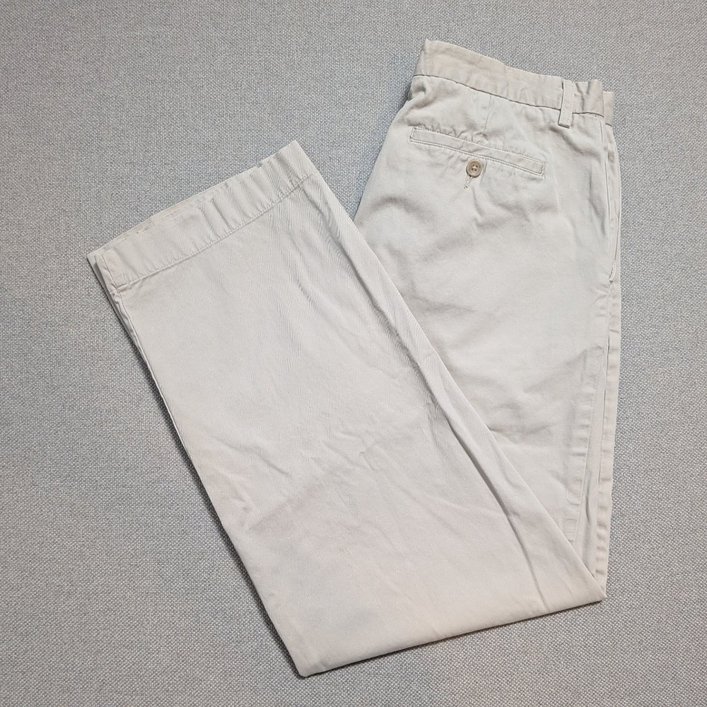 Banana Republic Mens Pants Khaki 33x32 Twill Breathable Pockets Regular Chinos